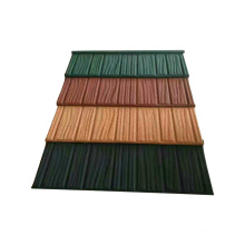 Hot-Dip HDGI Galvlume Corrugated Steel Roof Tiles stone coated metal roof tile